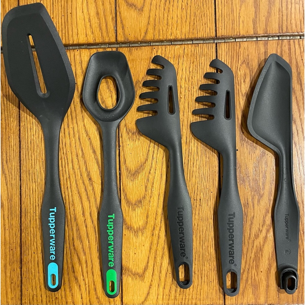 NEW Tupperware Utensils (5) black
